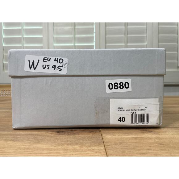 Clergerie Paris Devin Loafers Black Leather Agneau Noir Size 9.5 US 40 EU NIB - Picture 12 of 14